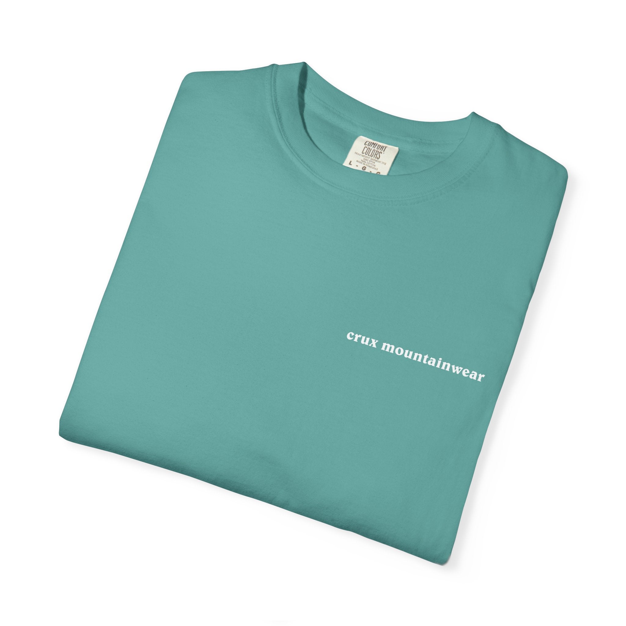 Peaks: Patagonia-Style "Crux Mountainwear" Tee