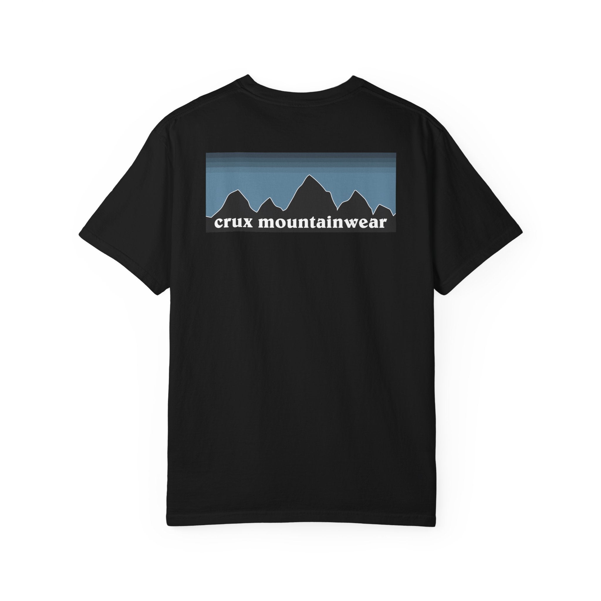 Peaks: Patagonia-Style "Crux Mountainwear" Tee