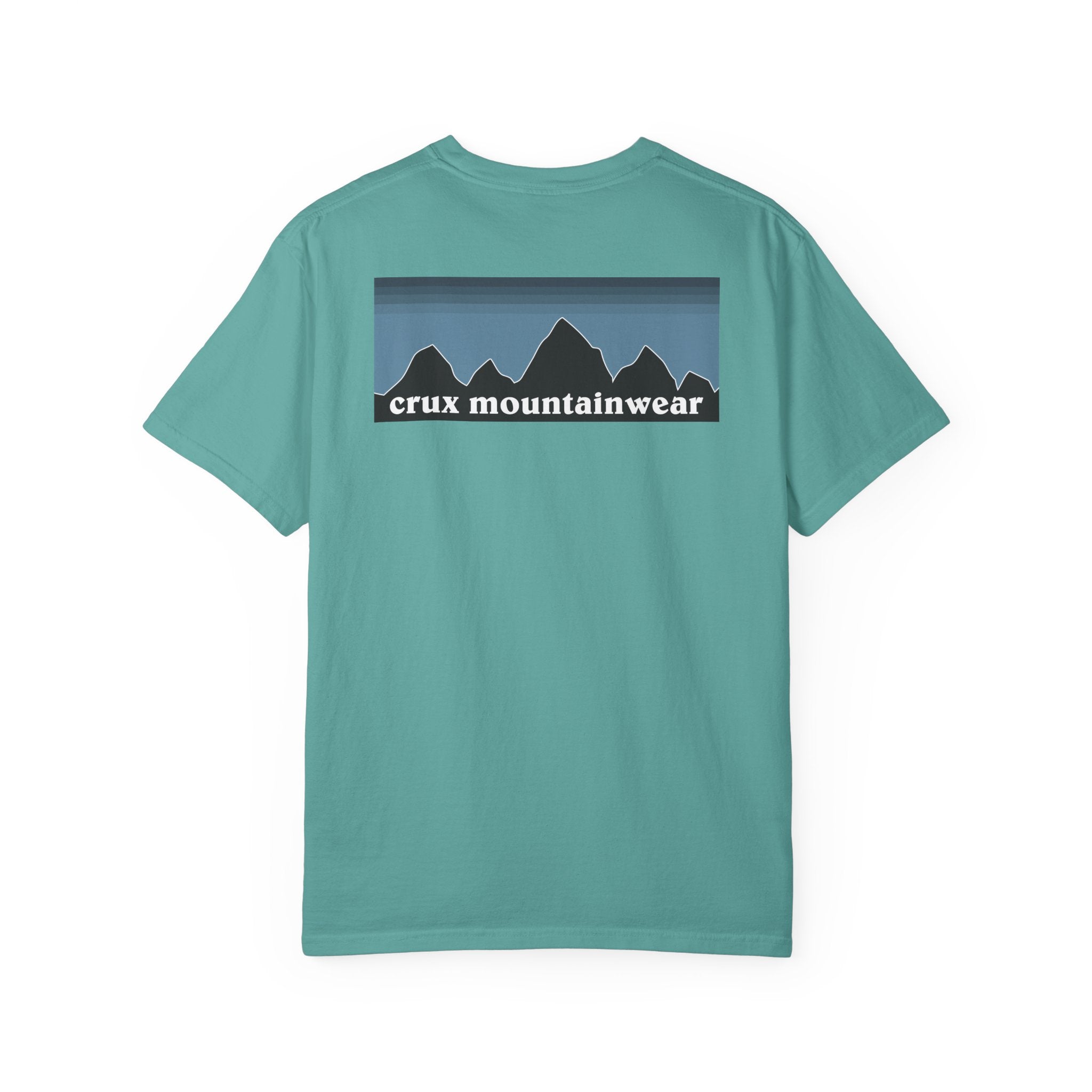 Peaks: Patagonia-Style "Crux Mountainwear" Tee