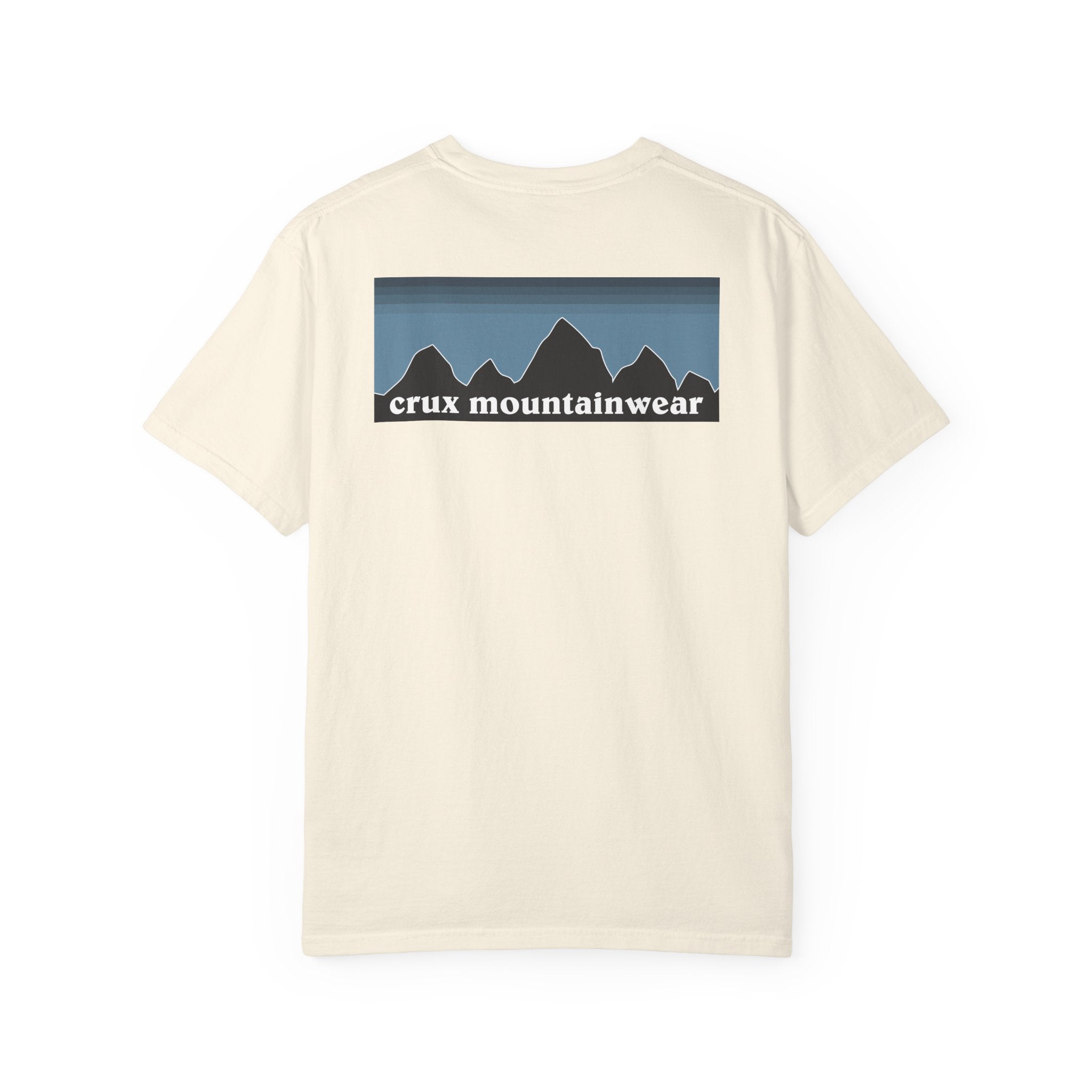Peaks: Patagonia-Style "Crux Mountainwear" Tee