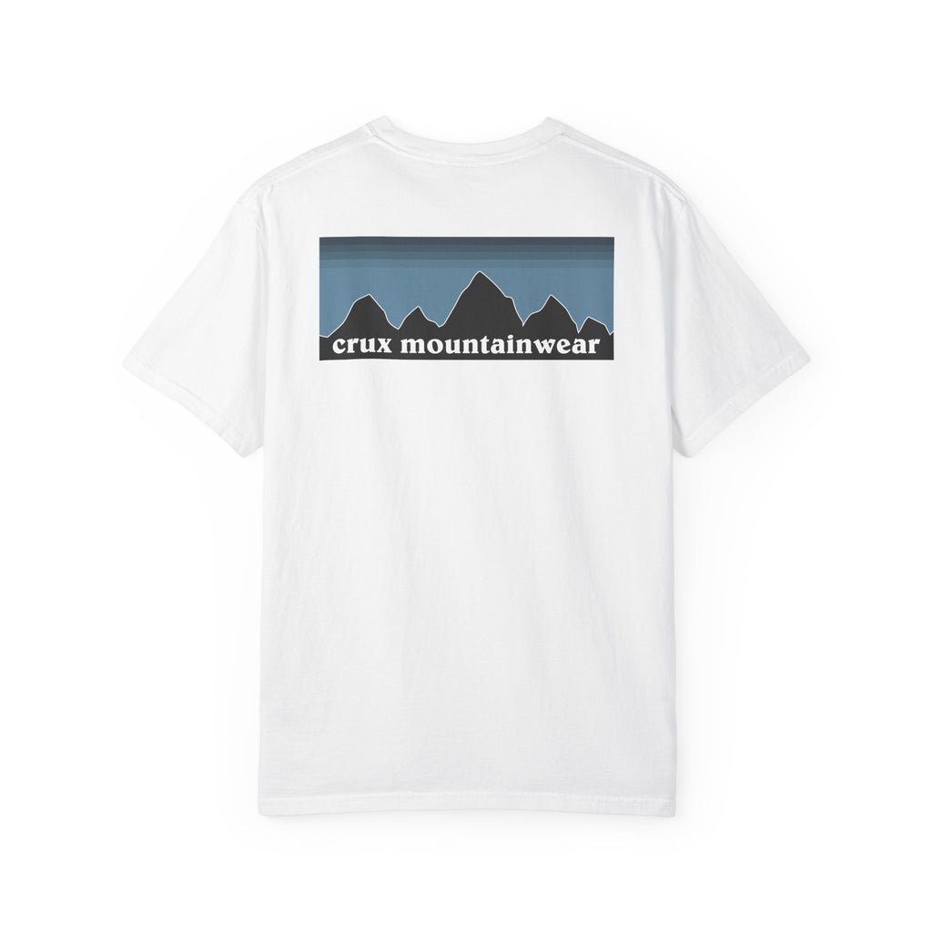 Peaks: Patagonia-Style "Crux Mountainwear" Tee