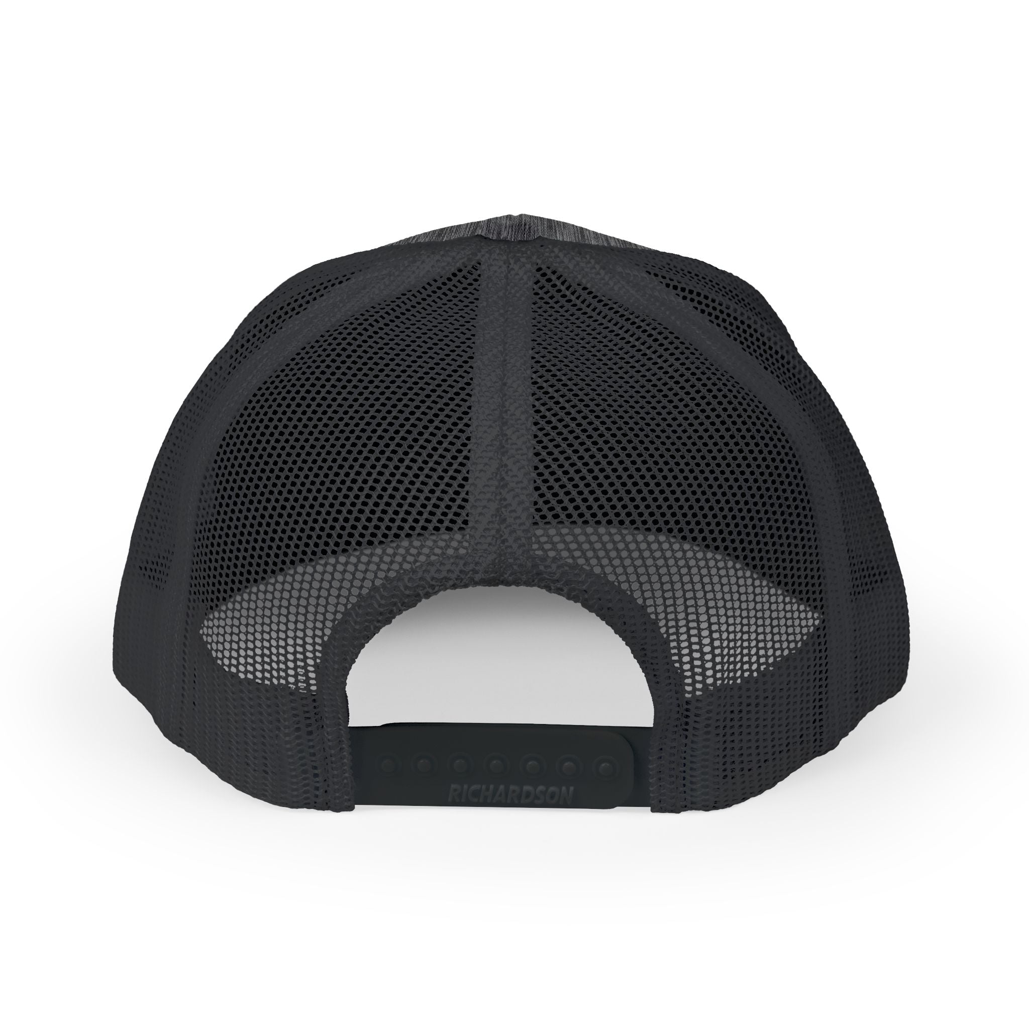 Trucker Cap — Black Grunge Globe Logo "Powerful Youth"