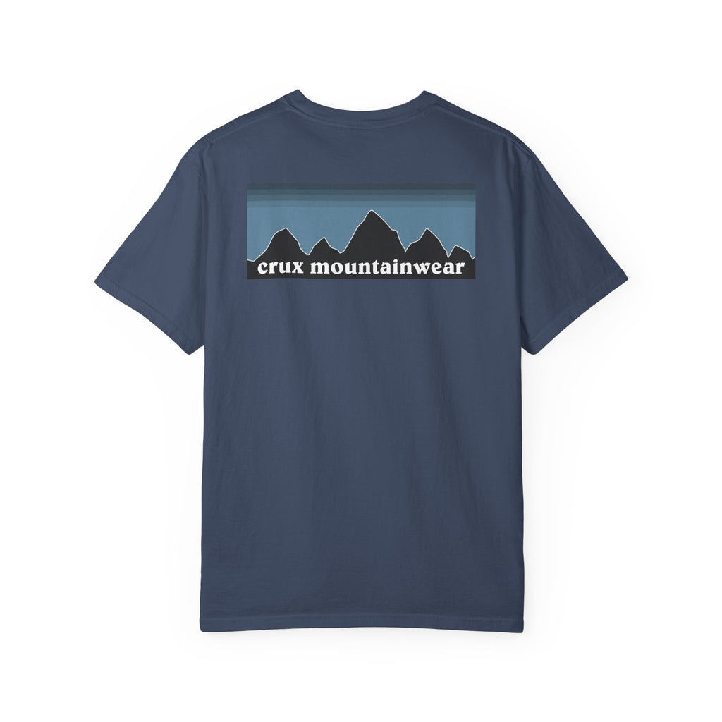 Peaks: Patagonia-Style "Crux Mountainwear" Tee