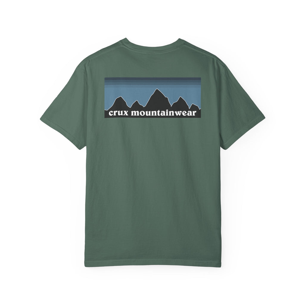Peaks: Patagonia-Style "Crux Mountainwear" Tee