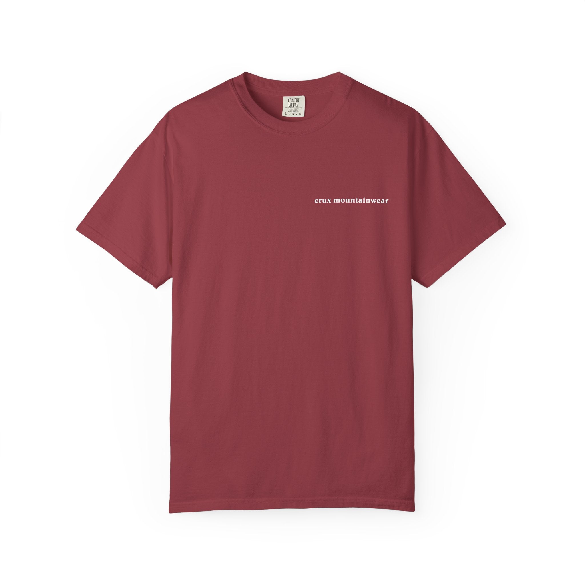Peaks: Patagonia-Style "Crux Mountainwear" Tee