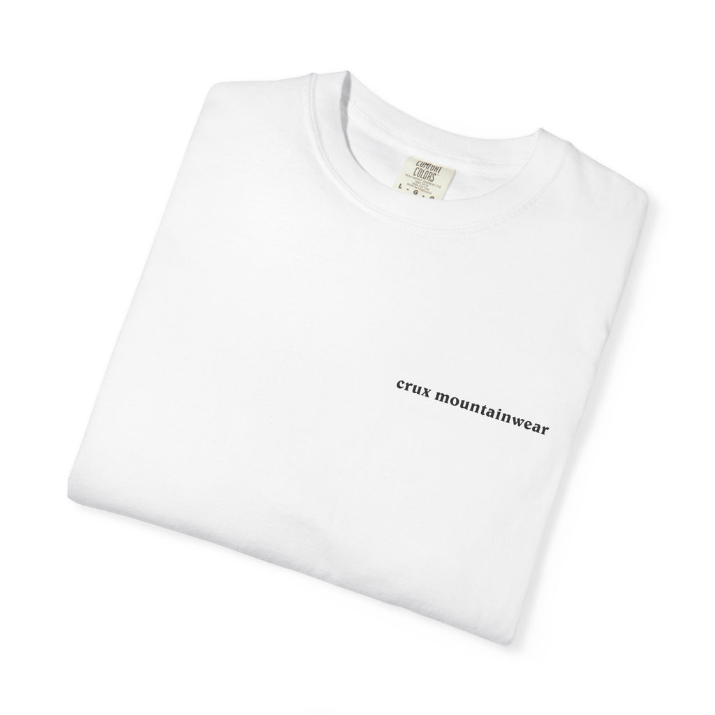 Peaks: Patagonia-Style "Crux Mountainwear" Tee