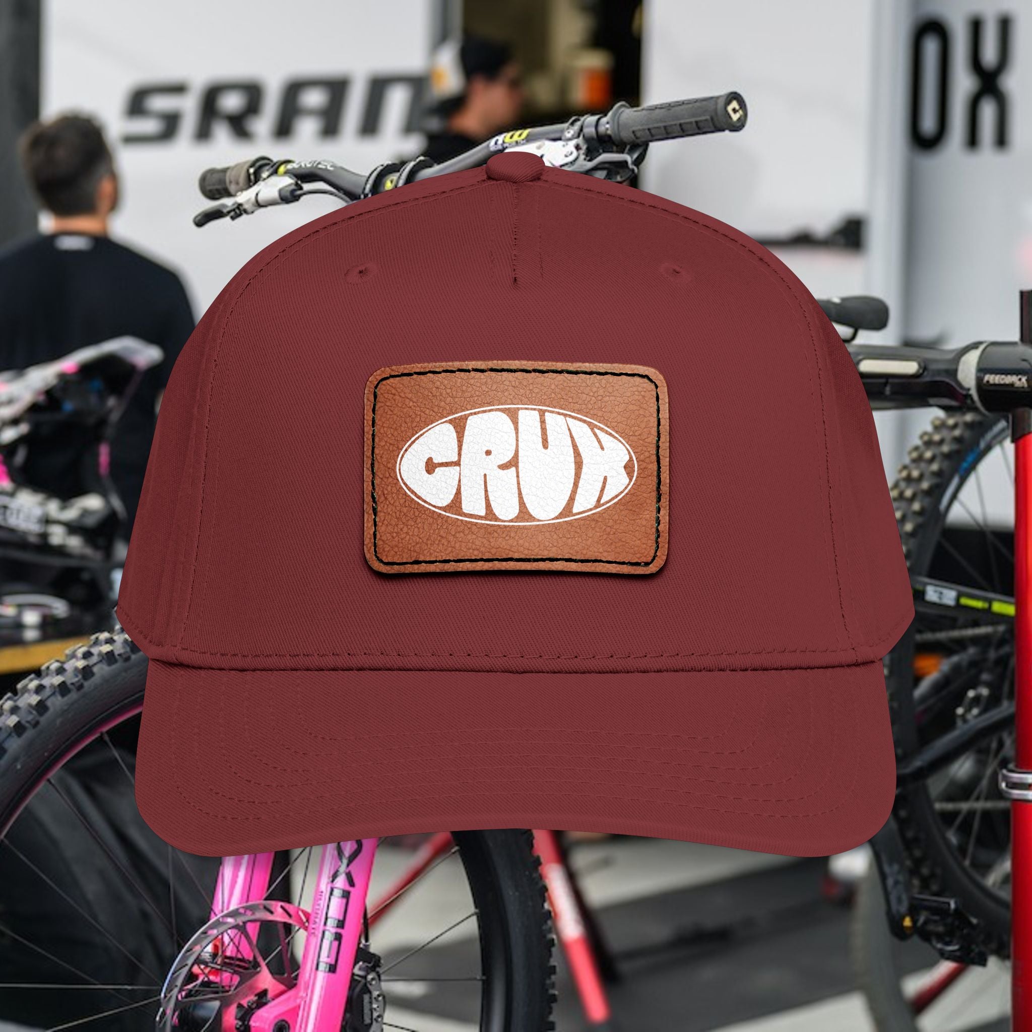 Crux Leather Patch Hat | CRUX