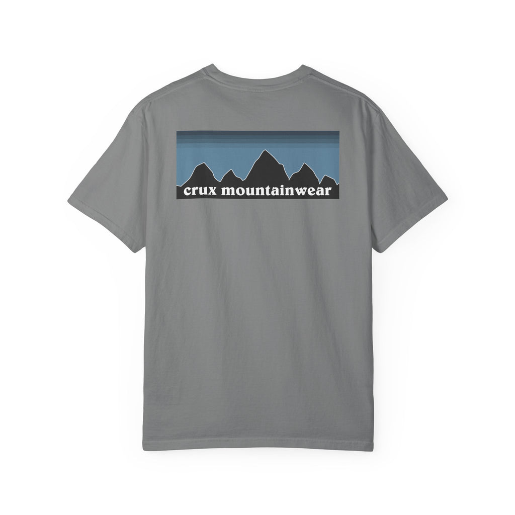 Peaks: Patagonia-Style "Crux Mountainwear" Tee