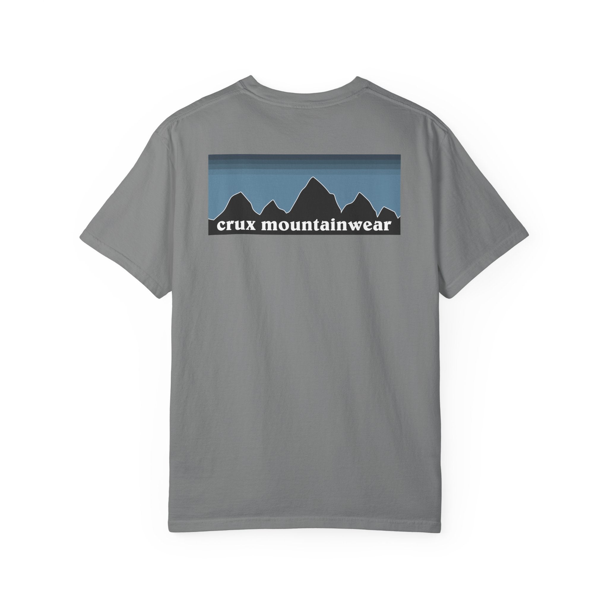 Peaks: Patagonia-Style "Crux Mountainwear" Tee