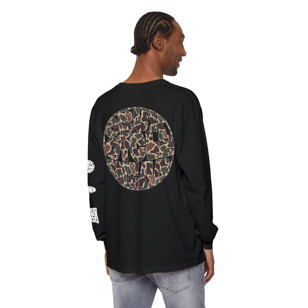Long-Sleeve Wildstyle CAMO Tee | Crux