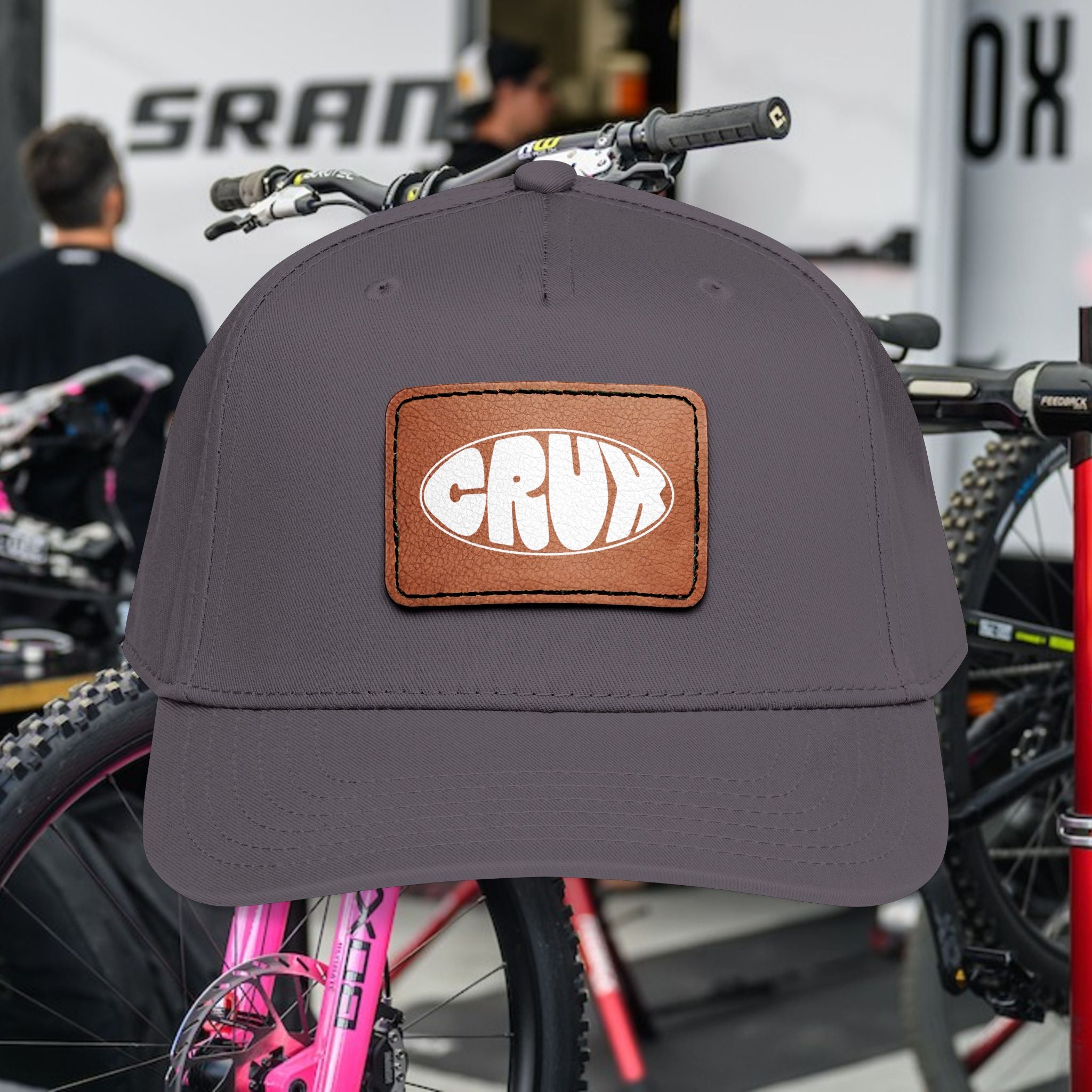 Crux Leather Patch Hat | CRUX