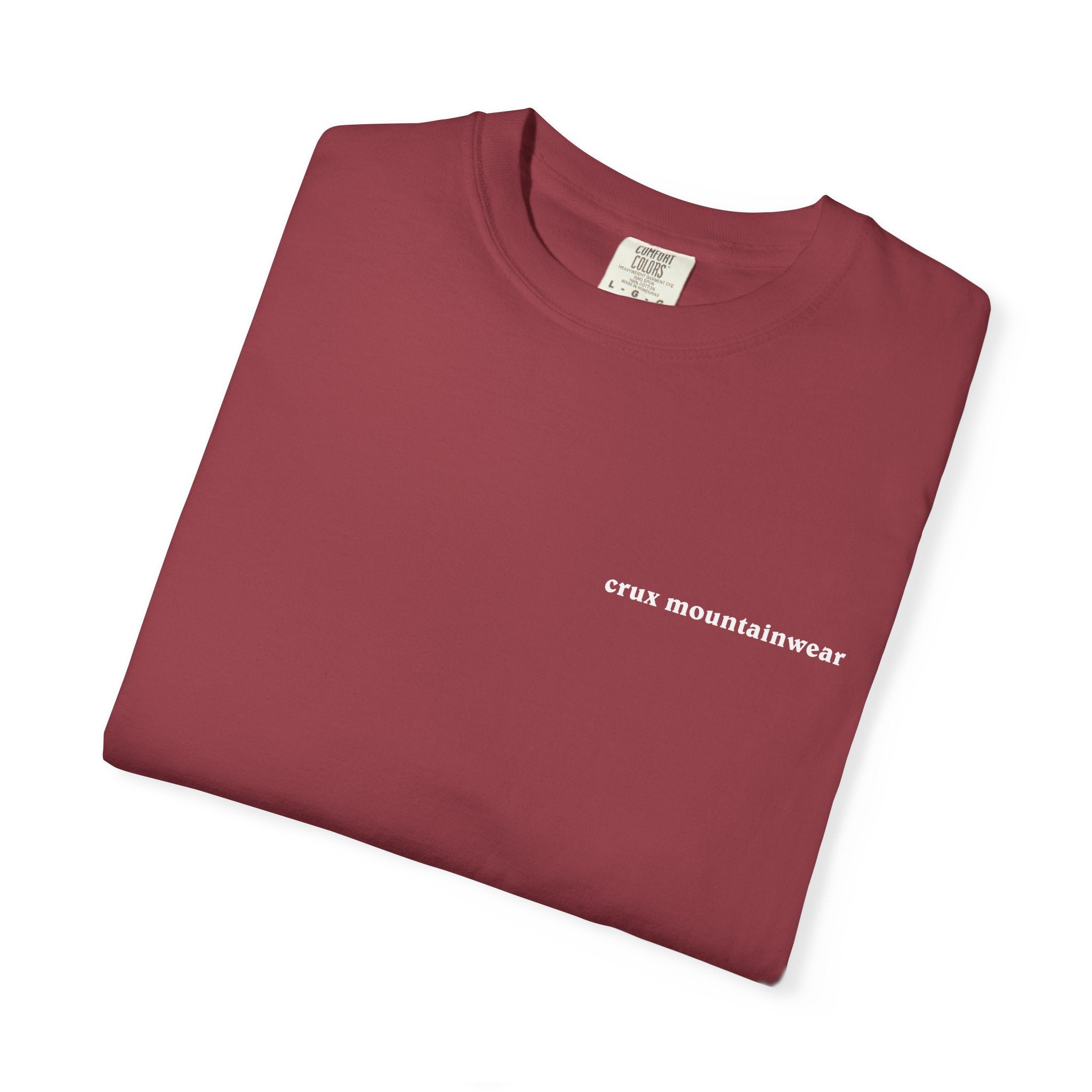 Peaks: Patagonia-Style "Crux Mountainwear" Tee