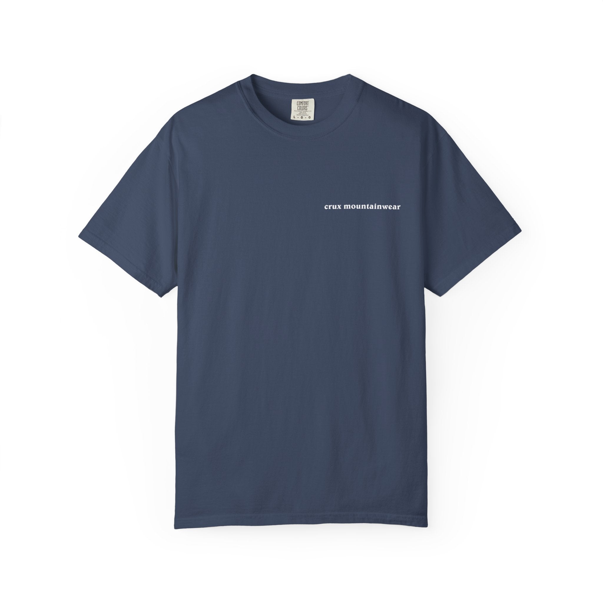 Peaks: Patagonia-Style "Crux Mountainwear" Tee