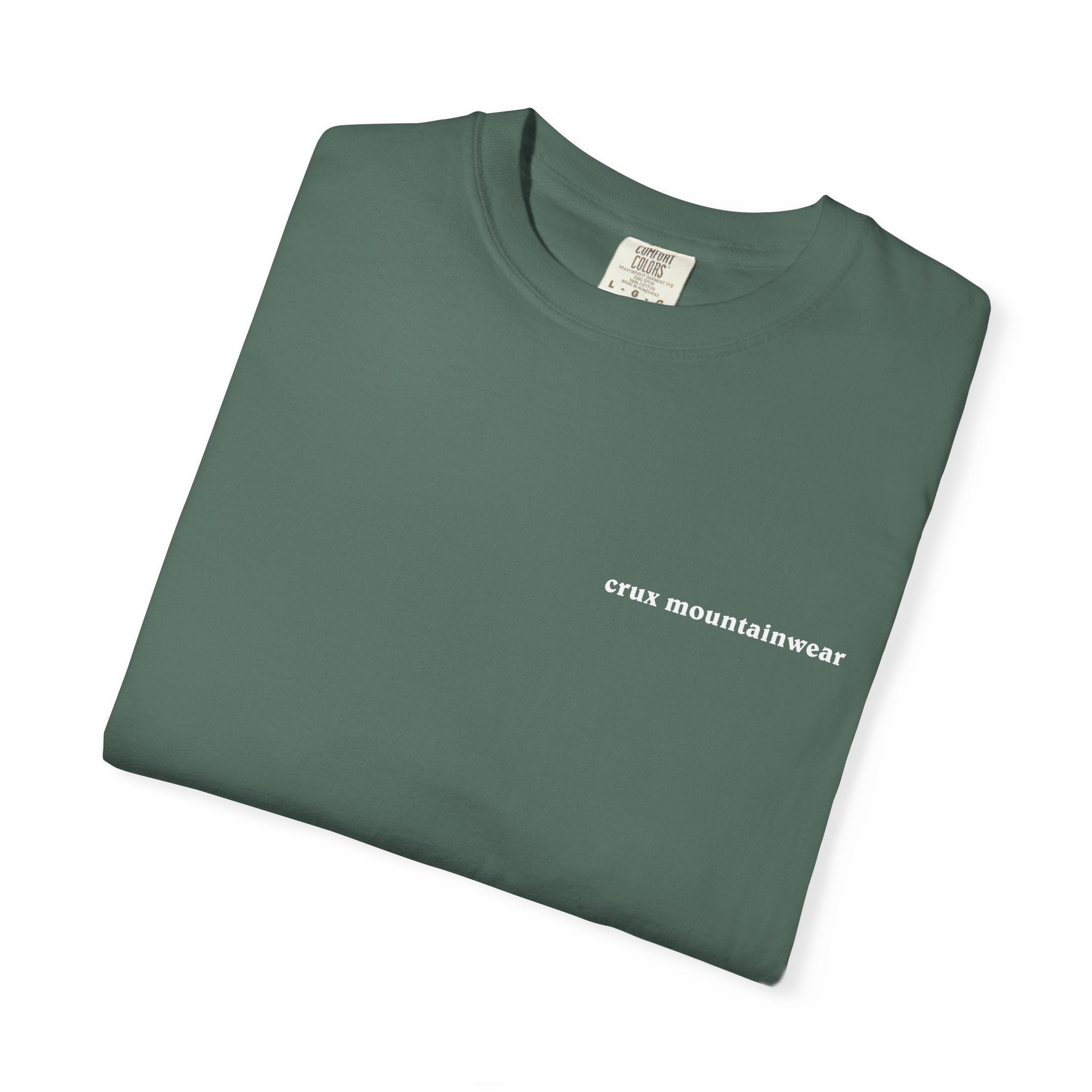 Peaks: Patagonia-Style "Crux Mountainwear" Tee