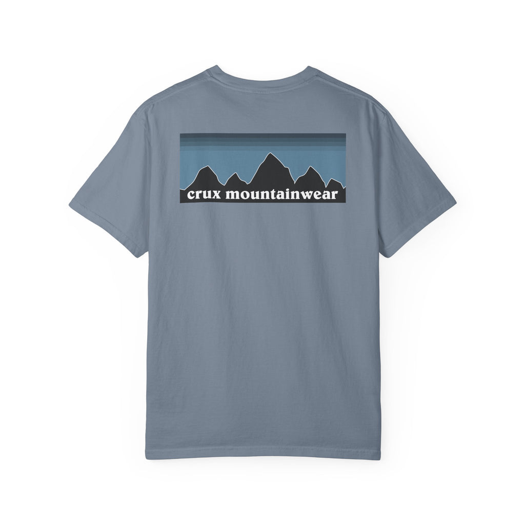 Peaks: Patagonia-Style "Crux Mountainwear" Tee
