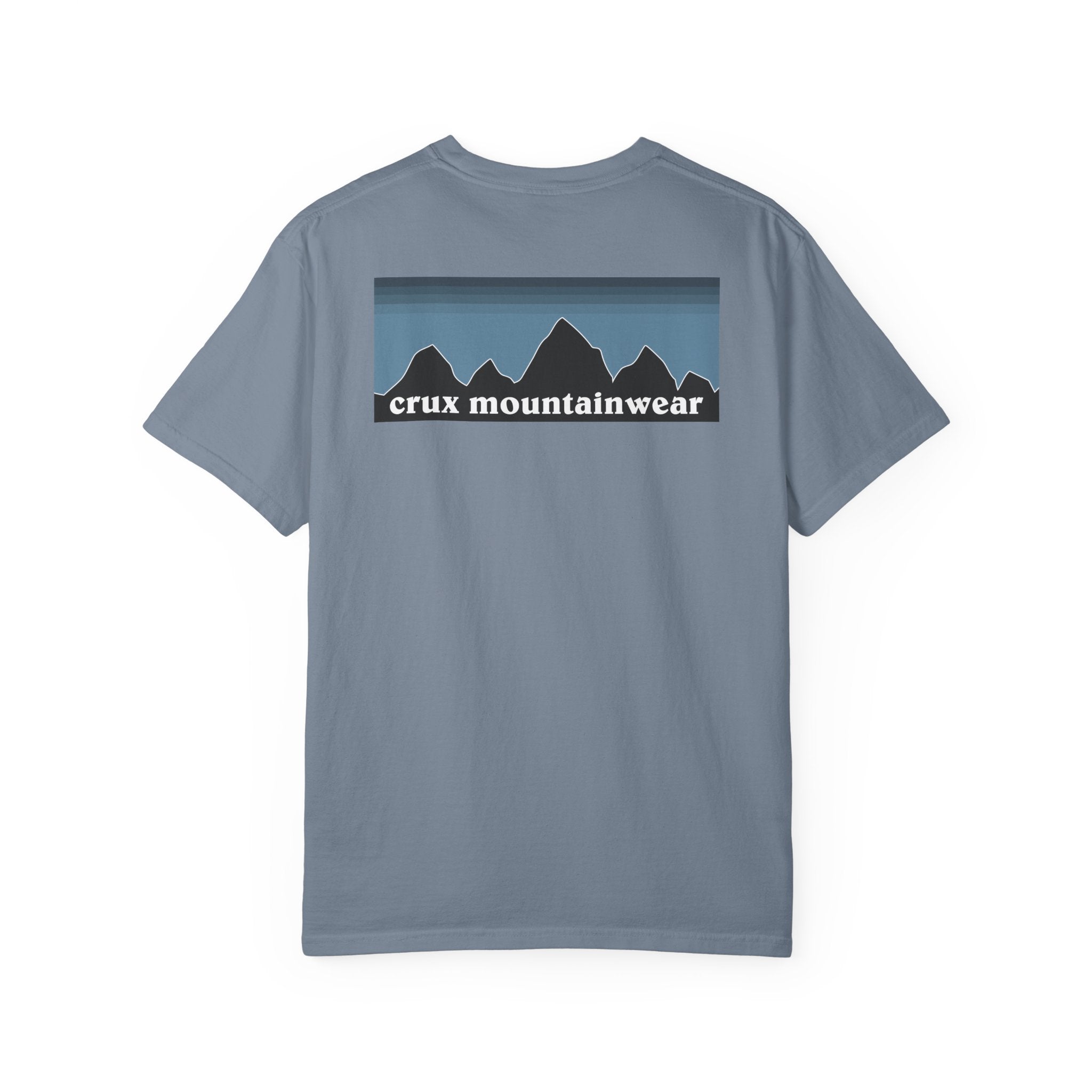 Peaks: Patagonia-Style "Crux Mountainwear" Tee