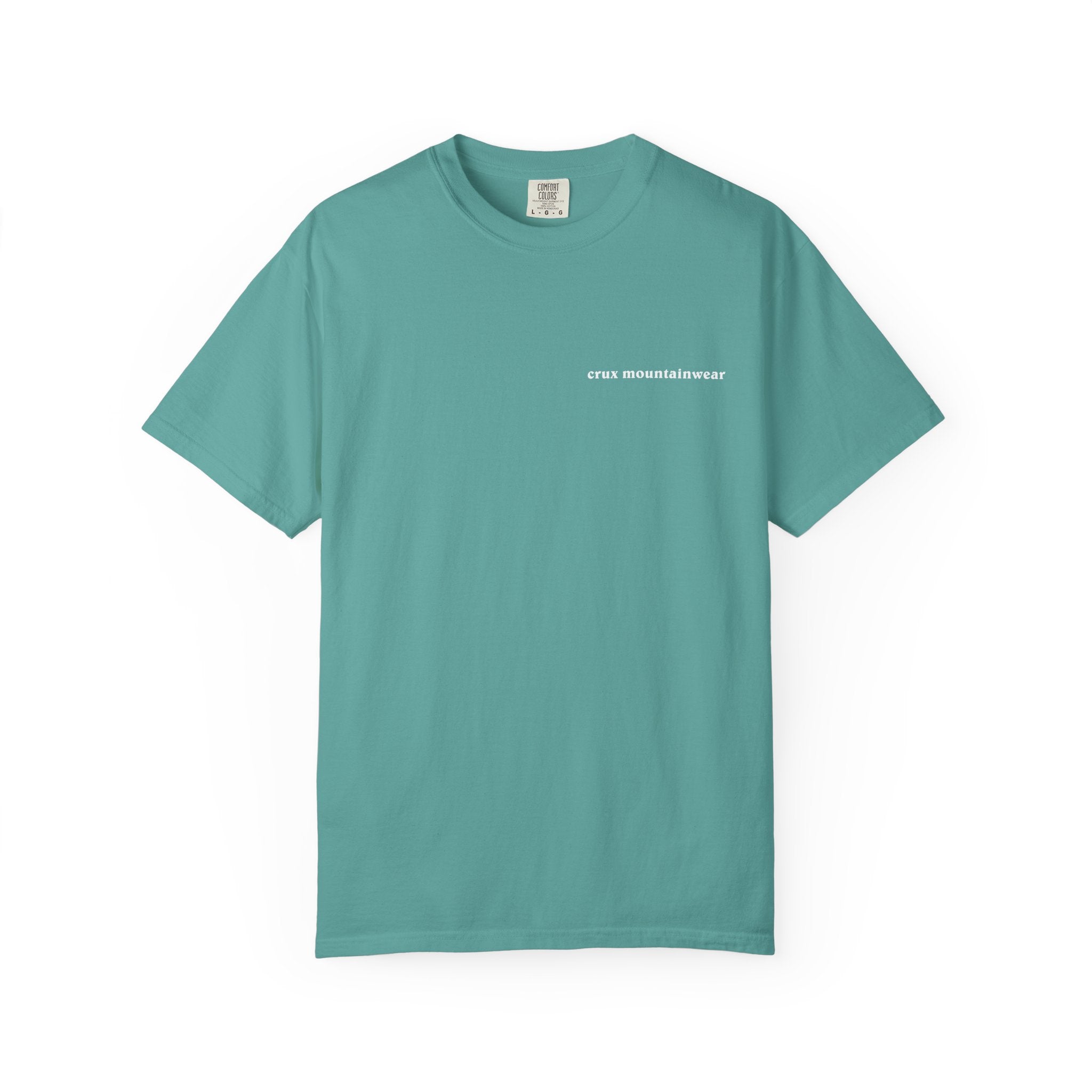 Peaks: Patagonia-Style "Crux Mountainwear" Tee