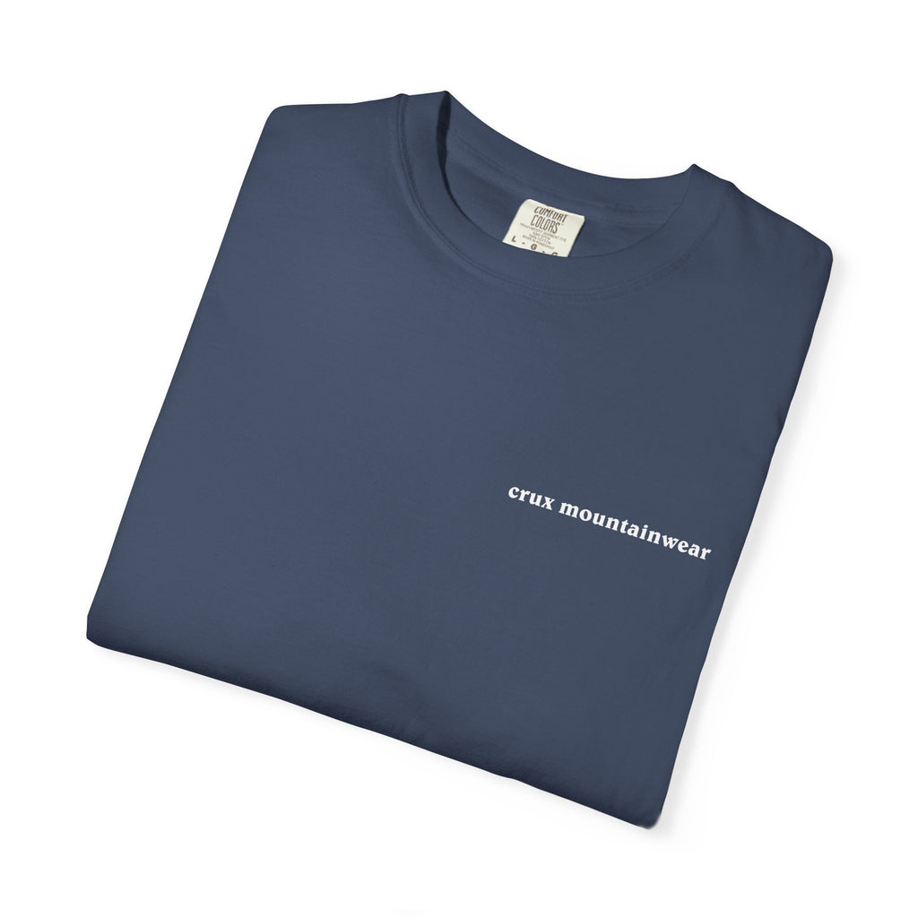 Peaks: Patagonia-Style "Crux Mountainwear" Tee