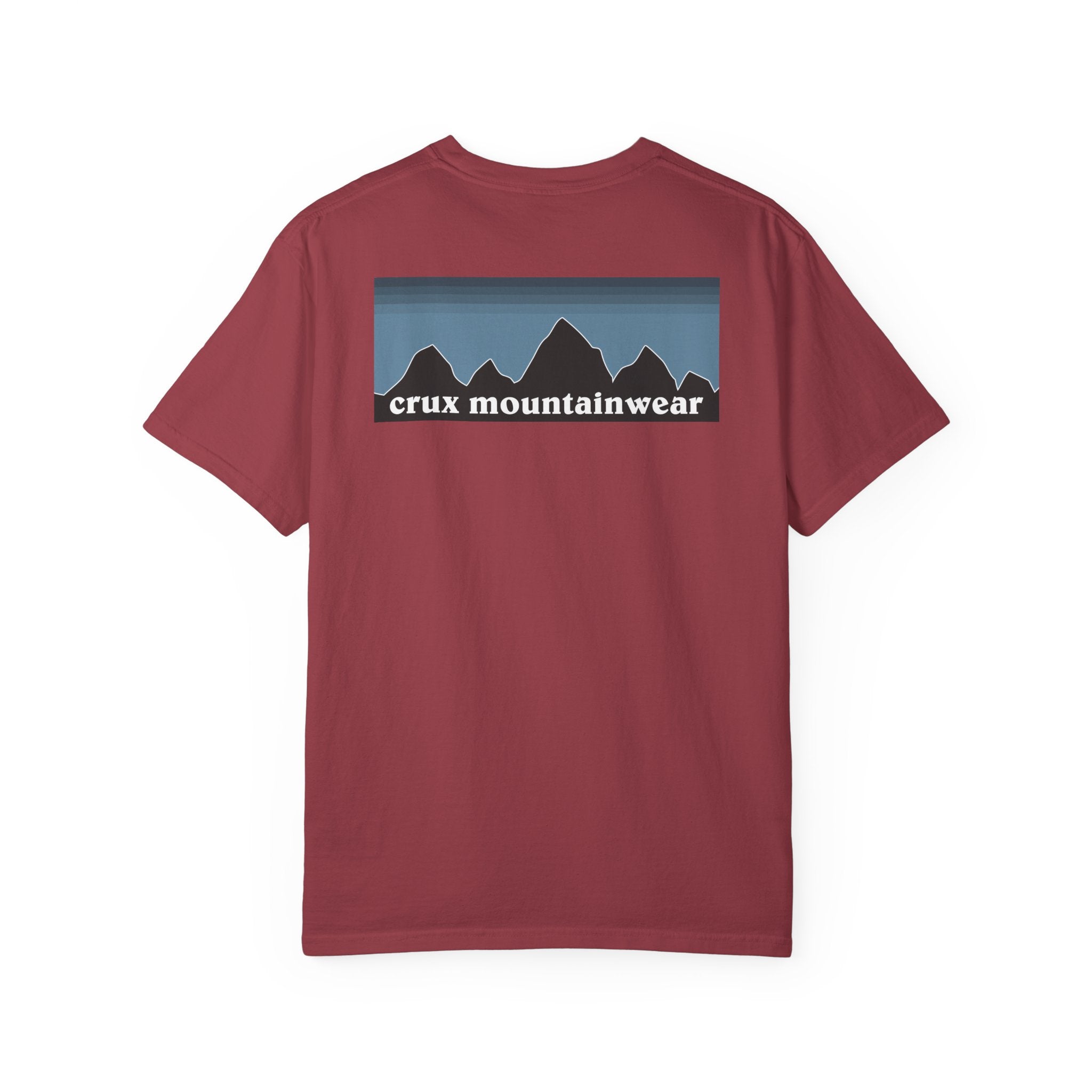 Peaks: Patagonia-Style "Crux Mountainwear" Tee